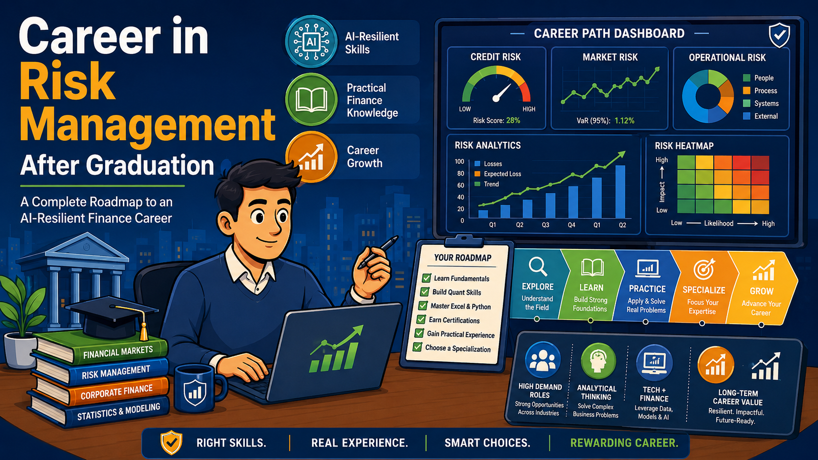 Career in Risk Management After Graduation: A Complete Roadmap to an AI-Resilient Finance Career
