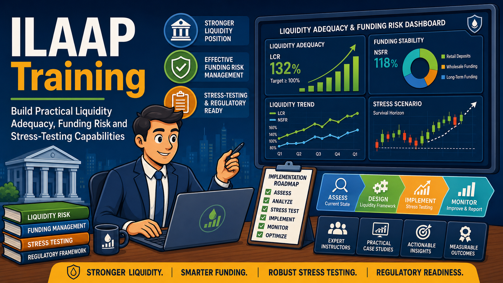 ILAAP Training: Build Practical Liquidity Adequacy, Funding Risk and Stress-Testing Capabilities